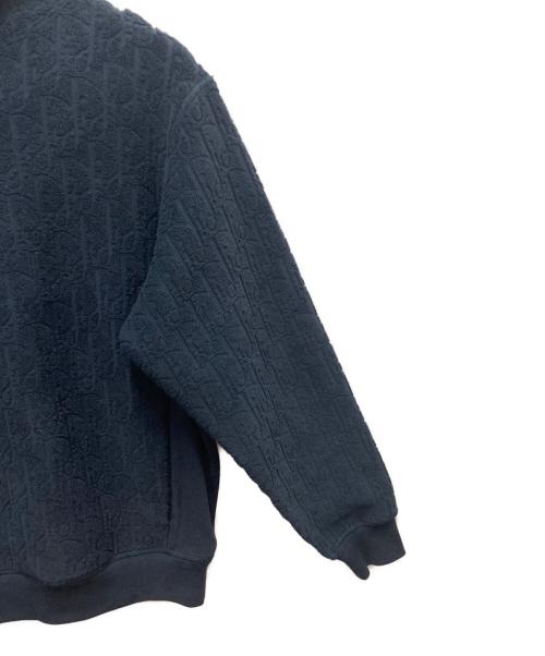 Dior（ディオール）Dior (ディオール) オブリーク パイルパーカー ネイビー サイズ:SIZE Sの古着・服飾アイテム