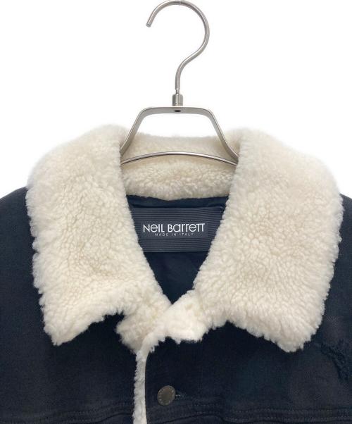 NEIL BARRETT（ニールバレット）NEIL BARRETT (ニールバレット) ダメージ加工ジャケット ブラック サイズ:SIZE Lの古着・服飾アイテム