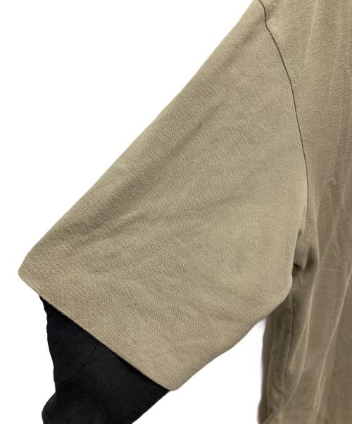 AURALEE（オーラリー）AURALEE (オーラリー) HIGH GAUGE PIQUE DOUBLE CLOTH SKIPPER POLO オリーブ サイズ:SIZE 4の古着・服飾アイテム