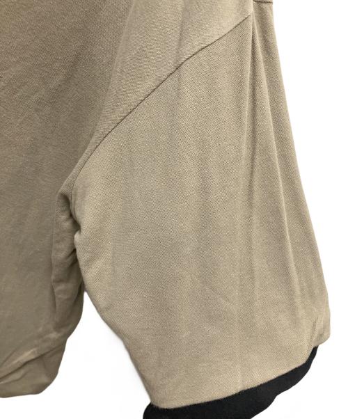 AURALEE（オーラリー）AURALEE (オーラリー) HIGH GAUGE PIQUE DOUBLE CLOTH SKIPPER POLO オリーブ サイズ:SIZE 4の古着・服飾アイテム