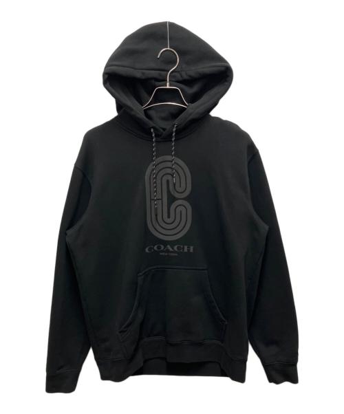 COACH（コーチ）COACH (コーチ) プルオーバーパーカー ブラック サイズ:SIZE Mの古着・服飾アイテム