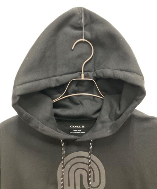 COACH（コーチ）COACH (コーチ) プルオーバーパーカー ブラック サイズ:SIZE Mの古着・服飾アイテム