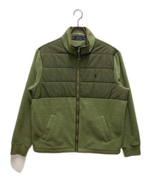 POLO RALPH LAUREN（ポロ・ラルフローレン）POLO RALPH LAUREN (ポロ・ラルフローレン) フリースジャケット グリーン サイズ:SIZE Lの古着・服飾アイテム