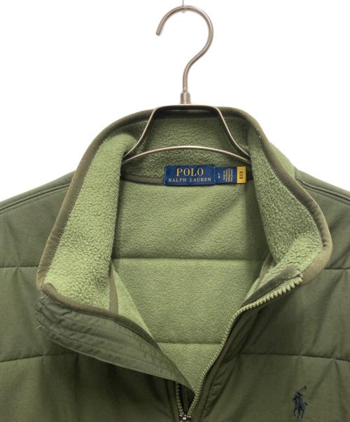 POLO RALPH LAUREN（ポロ・ラルフローレン）POLO RALPH LAUREN (ポロ・ラルフローレン) フリースジャケット グリーン サイズ:SIZE Lの古着・服飾アイテム
