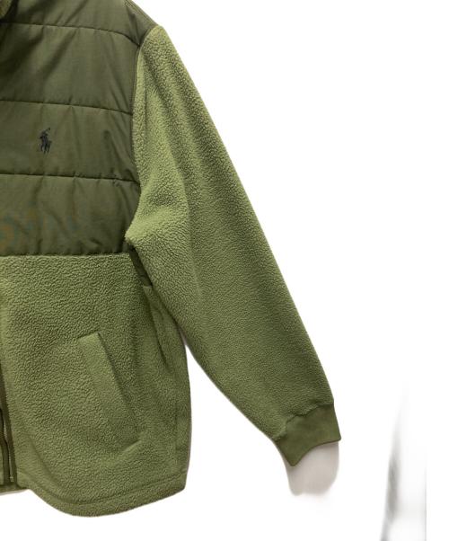 POLO RALPH LAUREN（ポロ・ラルフローレン）POLO RALPH LAUREN (ポロ・ラルフローレン) フリースジャケット グリーン サイズ:SIZE Lの古着・服飾アイテム