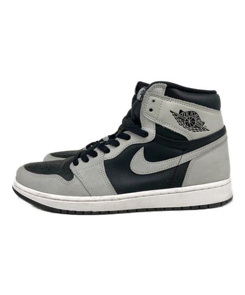 NIKE（ナイキ）NIKE (ナイキ) AIR JORDAN1 グレー×ブラック サイズ:SIZE 27.5cmの古着・服飾アイテム