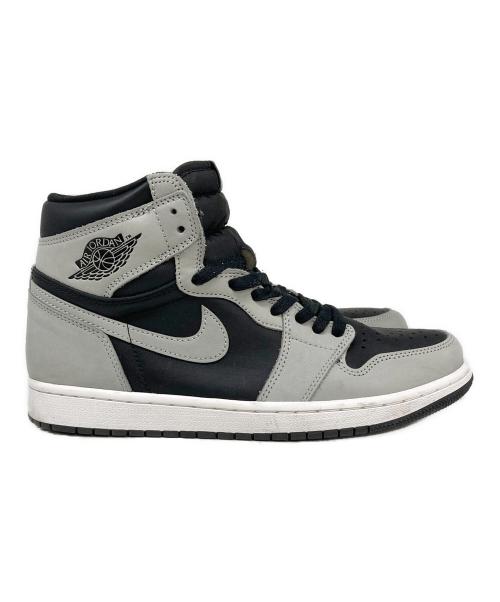 NIKE（ナイキ）NIKE (ナイキ) AIR JORDAN1 グレー×ブラック サイズ:SIZE 27.5cmの古着・服飾アイテム