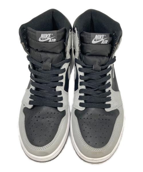 NIKE（ナイキ）NIKE (ナイキ) AIR JORDAN1 グレー×ブラック サイズ:SIZE 27.5cmの古着・服飾アイテム