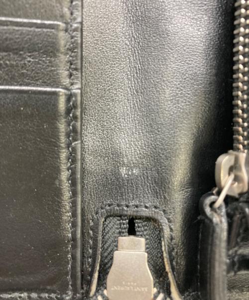 Saint Laurent Paris（サンローランパリ）Saint Laurent Paris (サンローランパリ) 長財布 ブラックの古着・服飾アイテム