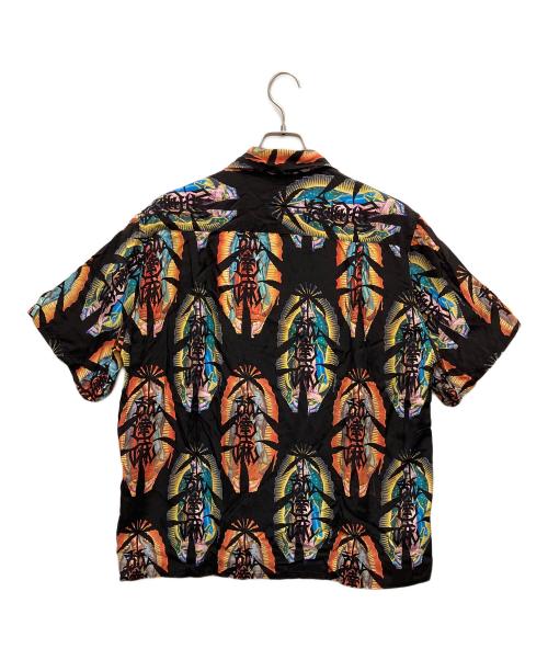 WACKO MARIA（ワコマリア）WACKO MARIA (ワコマリア) BUDSPOOL (バッズプール) オープンカラーシャツ ブラック サイズ:SIZE Lの古着・服飾アイテム