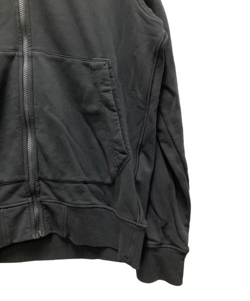STONE ISLAND（ストーンアイランド）STONE ISLAND (ストーンアイランド) Organic Cotton Fleece Zip Hoodie ブラック サイズ:SIZE Lの古着・服飾アイテム