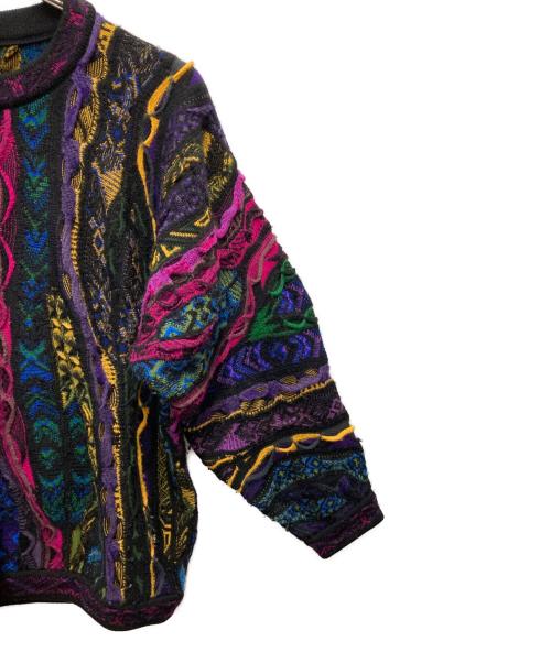 Coogi（クージー）Coogi (クージー) 3Dニット ブラック サイズ:SIZE Mの古着・服飾アイテム