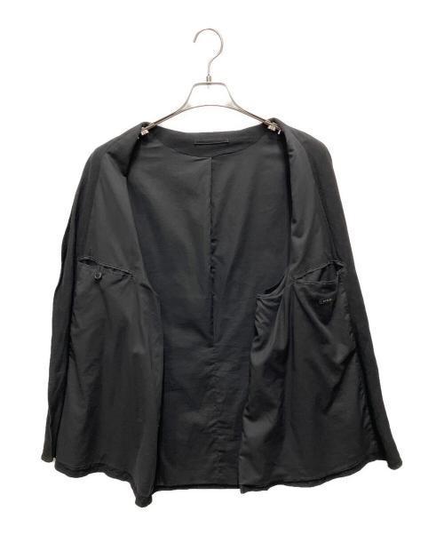 COMOLI（コモリ）COMOLI (コモリ) ヴィスコースリネン ハンティングベスト ブラック サイズ:-の古着・服飾アイテム