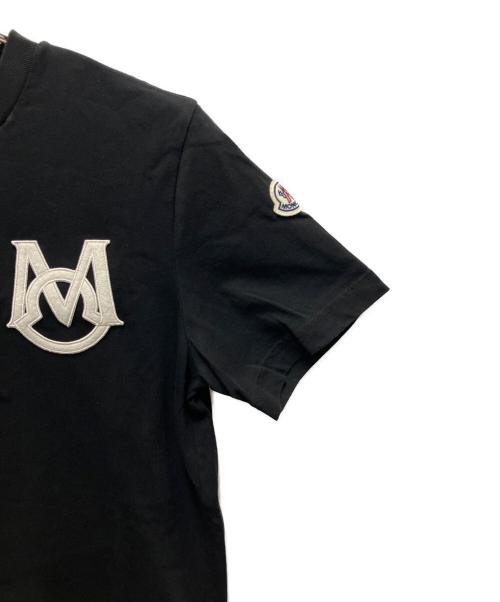 MONCLER（モンクレール）MONCLER (モンクレール) 半袖カットソー ブラック サイズ:SIZE Sの古着・服飾アイテム