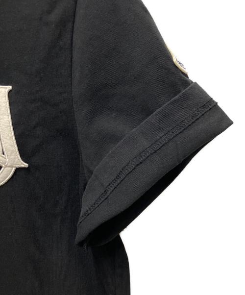 MONCLER（モンクレール）MONCLER (モンクレール) 半袖カットソー ブラック サイズ:SIZE Sの古着・服飾アイテム