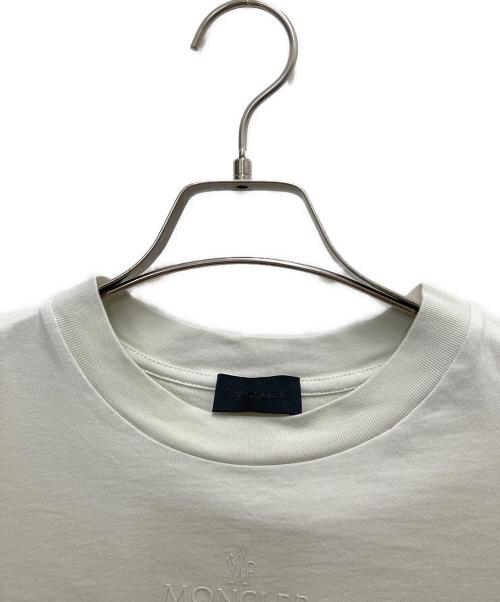 MONCLER（モンクレール）MONCLER (モンクレール) 半袖カットソー ホワイト サイズ:SIZE XSの古着・服飾アイテム