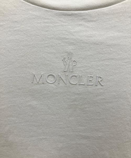 MONCLER（モンクレール）MONCLER (モンクレール) 半袖カットソー ホワイト サイズ:SIZE XSの古着・服飾アイテム