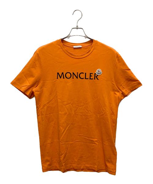 MONCLER（モンクレール）MONCLER (モンクレール) 半袖カットソー オレンジ サイズ:SIZE Lの古着・服飾アイテム