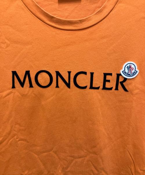 MONCLER（モンクレール）MONCLER (モンクレール) 半袖カットソー オレンジ サイズ:SIZE Lの古着・服飾アイテム