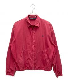 POLO RALPH LAUREN（ポロ・ラルフローレン）の古着「スイングトップ」｜レッド