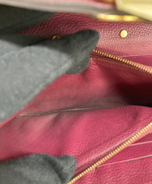 LOUIS VUITTON（ルイ ヴィトン）LOUIS VUITTON (ルイ ヴィトン) 長財布　ポルトフォイユ・パラス ブラウン×レッドの古着・服飾アイテム