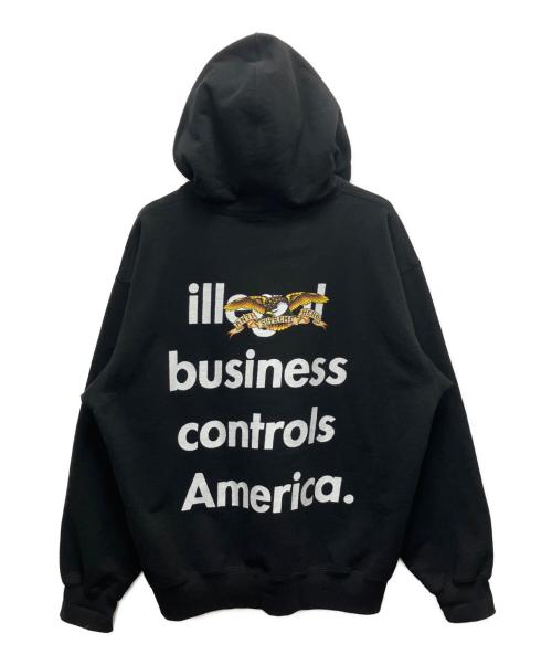 SUPREME（シュプリーム）SUPREME (シュプリーム) ANTIHERO (アンタイヒーロー) プルオーバーパーカー ブラック サイズ:SIZE XLの古着・服飾アイテム