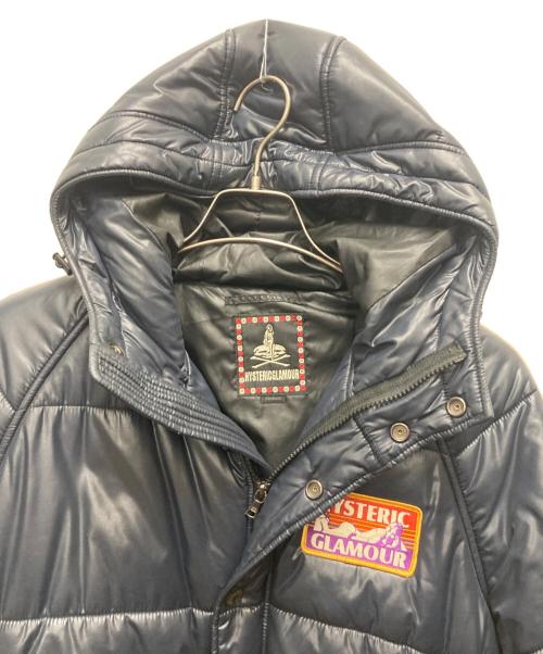 Hysteric Glamour（ヒステリックグラマー）Hysteric Glamour (ヒステリックグラマー) 中綿ブルゾン ネイビー サイズ:SIZE Mの古着・服飾アイテム