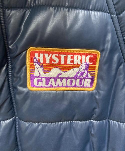 Hysteric Glamour（ヒステリックグラマー）Hysteric Glamour (ヒステリックグラマー) 中綿ブルゾン ネイビー サイズ:SIZE Mの古着・服飾アイテム