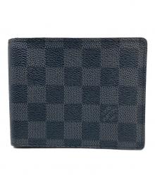 LOUIS VUITTON（ルイ ヴィトン）の古着「2つ折り財布」｜ブラック