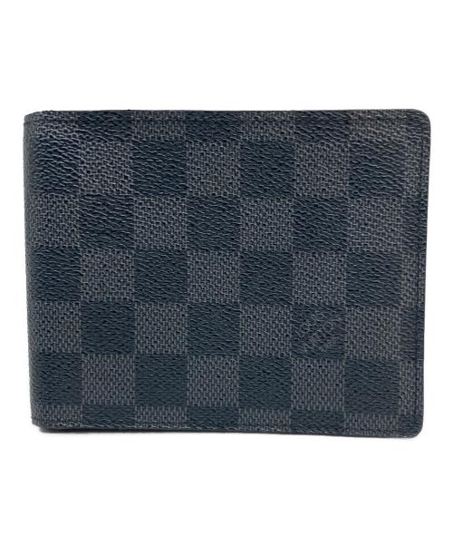 LOUIS VUITTON（ルイ ヴィトン）LOUIS VUITTON (ルイ ヴィトン) 2つ折り財布 ブラックの古着・服飾アイテム