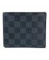 LOUIS VUITTON（ルイ ヴィトン）の古着「2つ折り財布」｜ブラック