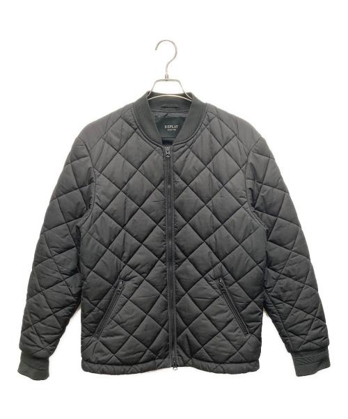 REPLAY（リプレイ）REPLAY (リプレイ) キルティングジャケット ブラック サイズ:SIZE Lの古着・服飾アイテム