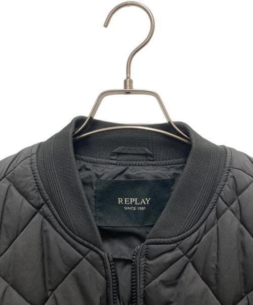 REPLAY（リプレイ）REPLAY (リプレイ) キルティングジャケット ブラック サイズ:SIZE Lの古着・服飾アイテム