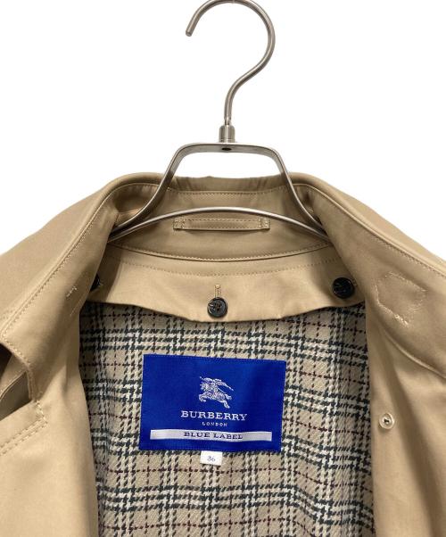 BURBERRY BLUE LABEL（バーバリー ブルー レーベル）BURBERRY BLUE LABEL (バーバリー ブルー レーベル) トレンチコート ベージュ サイズ:SIZE 36の古着・服飾アイテム