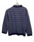 MIU MIU (ミュウミュウ) ストライプジッパーポロシャツ ネイビー サイズ:SIZE L：130000円