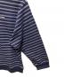 中古・古着 MIU MIU (ミュウミュウ) ストライプジッパーポロシャツ ネイビー サイズ:SIZE L：130000円