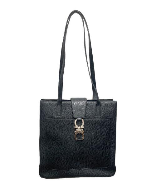 Salvatore Ferragamo（サルヴァトーレ フェラガモ）Salvatore Ferragamo (サルヴァトーレ フェラガモ) トートバッグ ブラックの古着・服飾アイテム