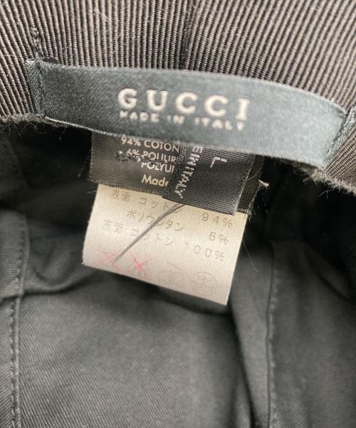 GUCCI（グッチ）GUCCI (グッチ) バケットハット ブラックの古着・服飾アイテム