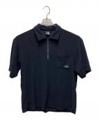 THE NORTH FACEザ ノース フェイス）の古着「ハーフジップ半袖カットソー」｜ネイビー