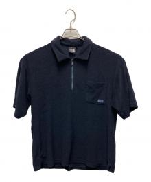 THE NORTH FACE（ザ ノース フェイス）の古着「ハーフジップ半袖カットソー」｜ネイビー