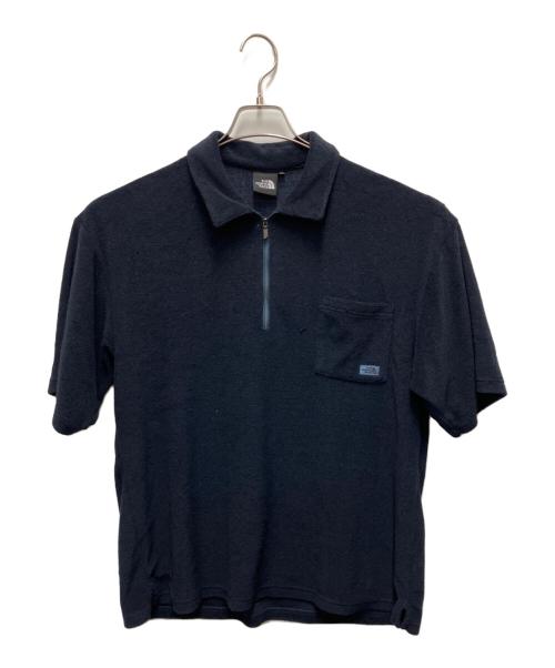 THE NORTH FACE（ザ ノース フェイス）THE NORTH FACE (ザ ノース フェイス) ハーフジップ半袖カットソー ネイビー サイズ:SIZE Mの古着・服飾アイテム