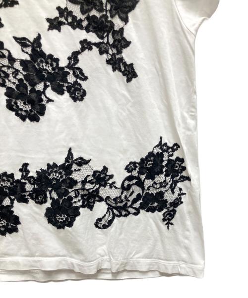 VALENTINO（ヴァレンティノ）VALENTINO (ヴァレンティノ) 半袖カットソー ホワイト×ブラック サイズ:SIZE Sの古着・服飾アイテム