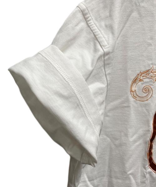 HERMES（エルメス）HERMES (エルメス) 半袖カットソー　L`INSTRVCTION DV ROY ホワイト サイズ:SIZE 38の古着・服飾アイテム