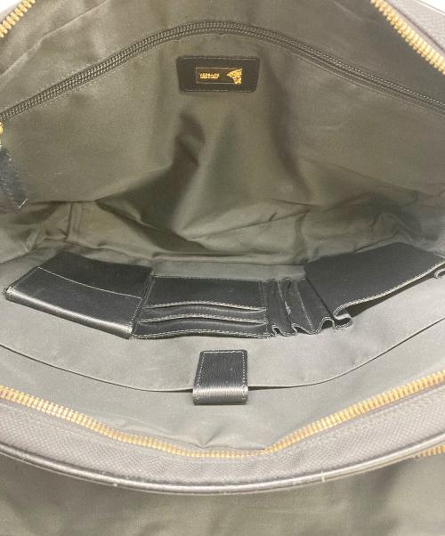 VERSACE（ヴェルサーチェ）VERSACE (ヴェルサーチェ) ブリーフケース ブラックの古着・服飾アイテム