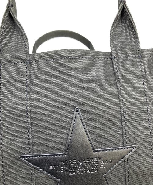 MARC JACOBS（マークジェイコブス）MARC JACOBS (マークジェイコブス) スターキャンバストートバッグスモール ブラックの古着・服飾アイテム