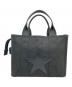 MARC JACOBS (マークジェイコブス) スターキャンバストートバッグスモール ブラック：15000円