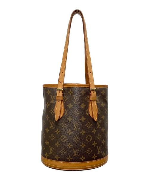 LOUIS VUITTON（ルイ ヴィトン）LOUIS VUITTON (ルイ ヴィトン) ショルダーバッグ　バケットPM ブラウンの古着・服飾アイテム