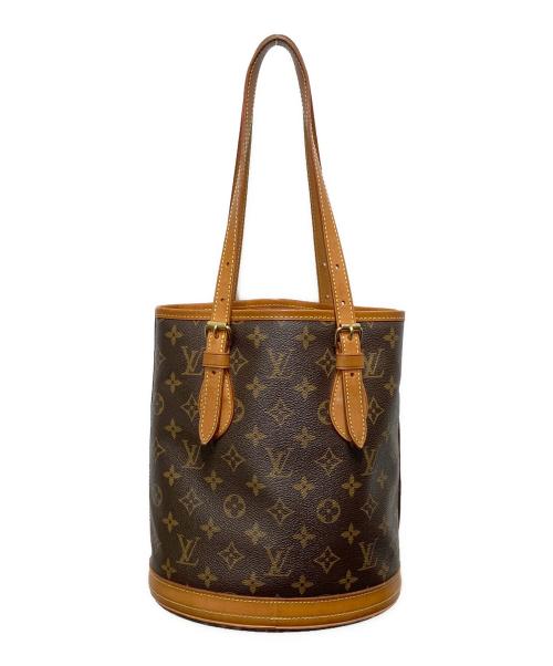 LOUIS VUITTON（ルイ ヴィトン）LOUIS VUITTON (ルイ ヴィトン) ショルダーバッグ　バケットPM ブラウンの古着・服飾アイテム