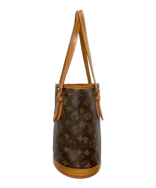 LOUIS VUITTON（ルイ ヴィトン）LOUIS VUITTON (ルイ ヴィトン) ショルダーバッグ　バケットPM ブラウンの古着・服飾アイテム