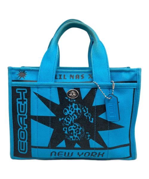 COACH（コーチ）COACH (コーチ) トートバッグ ブルーの古着・服飾アイテム